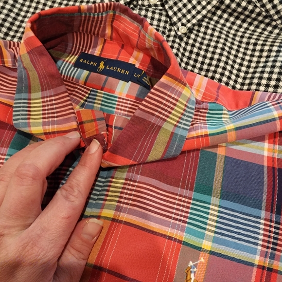 Ralph Lauren Blue Label Men's Casual Button Down Shirts - Multicolor Plaid - Picture 11 of 15